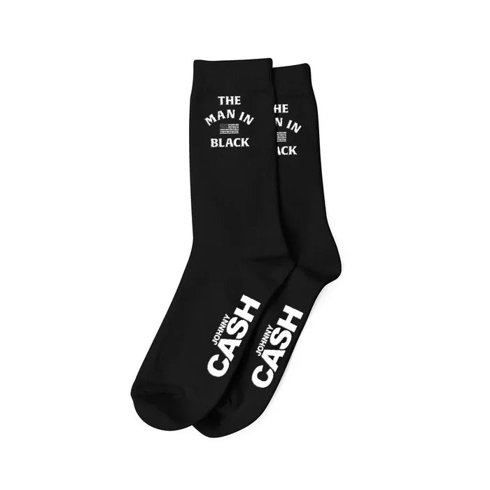 Johnny Cash Man In Black Socks
