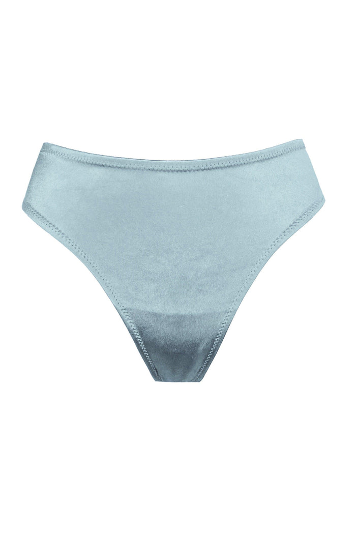 Joli Gloss ocean mid-waisted thongs - yesUndress