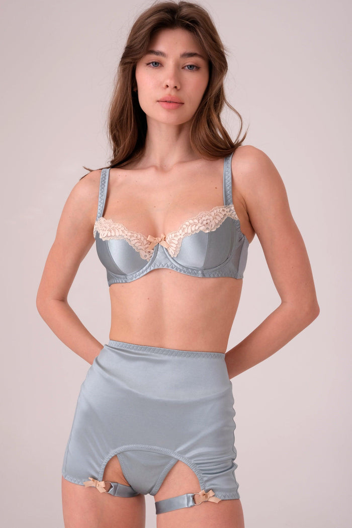 Joli Gloss ocean none-garter belt - yesUndress