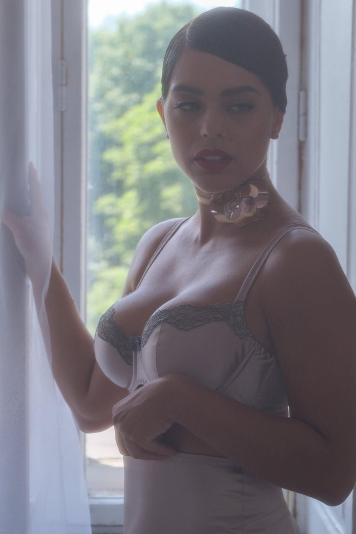 Joli Gloss pearl none-garter belt - yesUndress