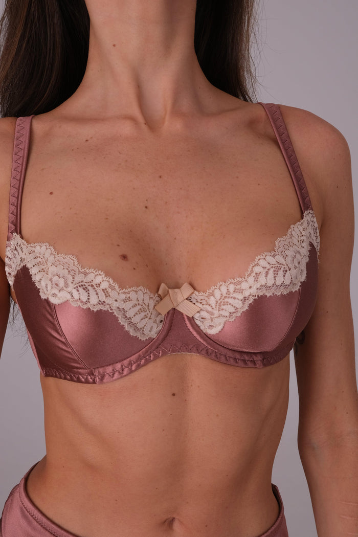 Joli Gloss retro pink none-garter belt - yesUndress