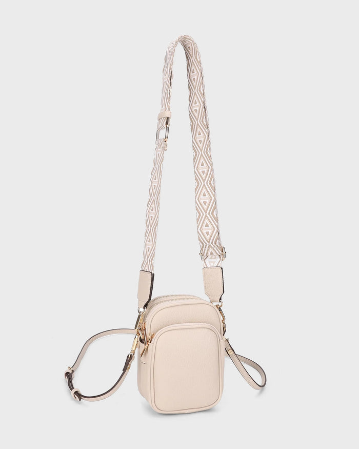 Bone/Tri $|& Mali + Lili Josie Double Crossbody - VOF Detail