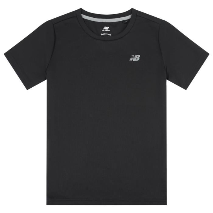 New Balance Junior's 2 Piece Co Ord Set Black T-Shirt & Shorts