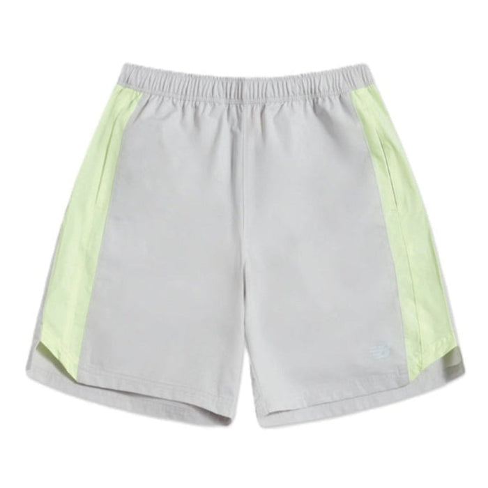 New Balance Junior's 2 Piece Co Ord Set Green/Grey T-Shirt & Shorts