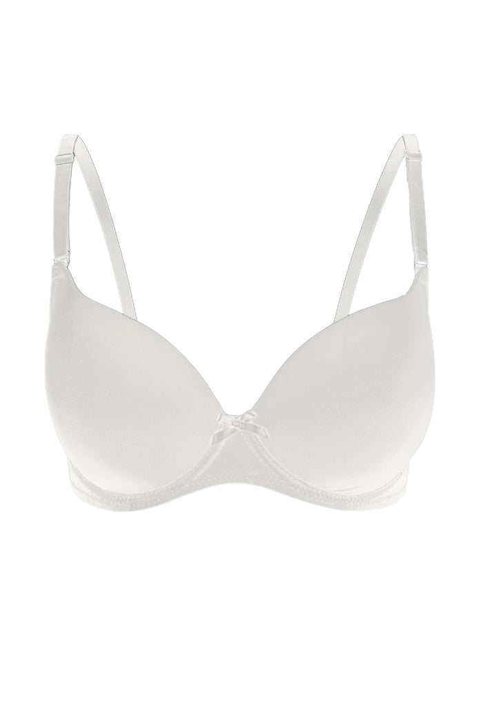 Karen white push-up bra