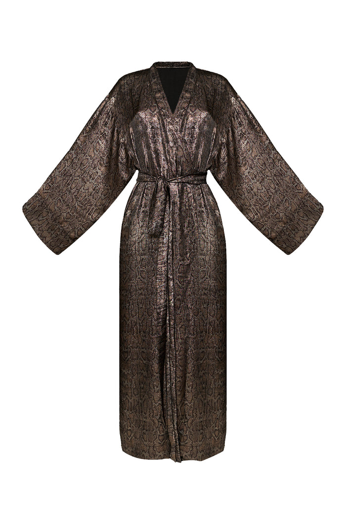 Kasumi snake kimono robe