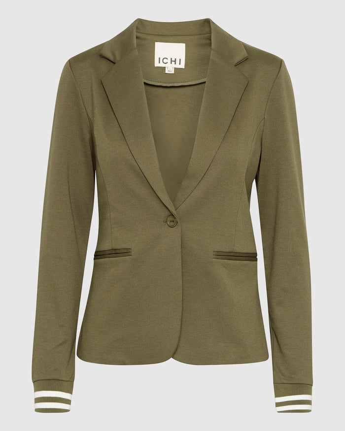 Kalamata $|& ICHI Kate Cuffed Blazer - VOF Detail
