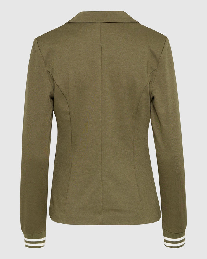 Kalamata $|& ICHI Kate Cuffed Blazer - Hanger Side