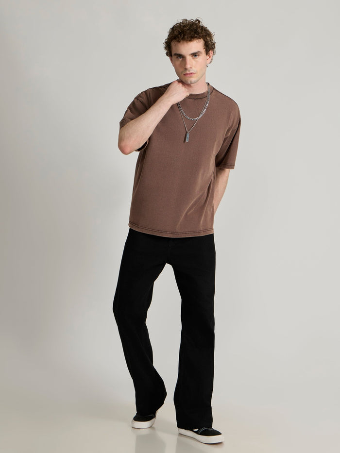 Men's Baggy T-Shirt - Brown