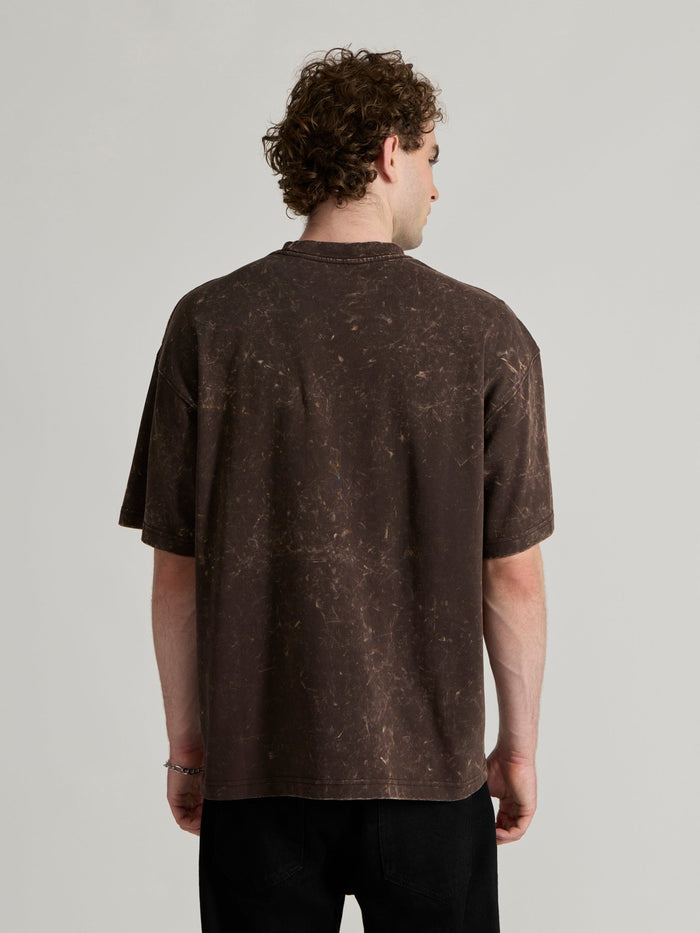 Men's Baggy T-Shirt - Coffee Brown