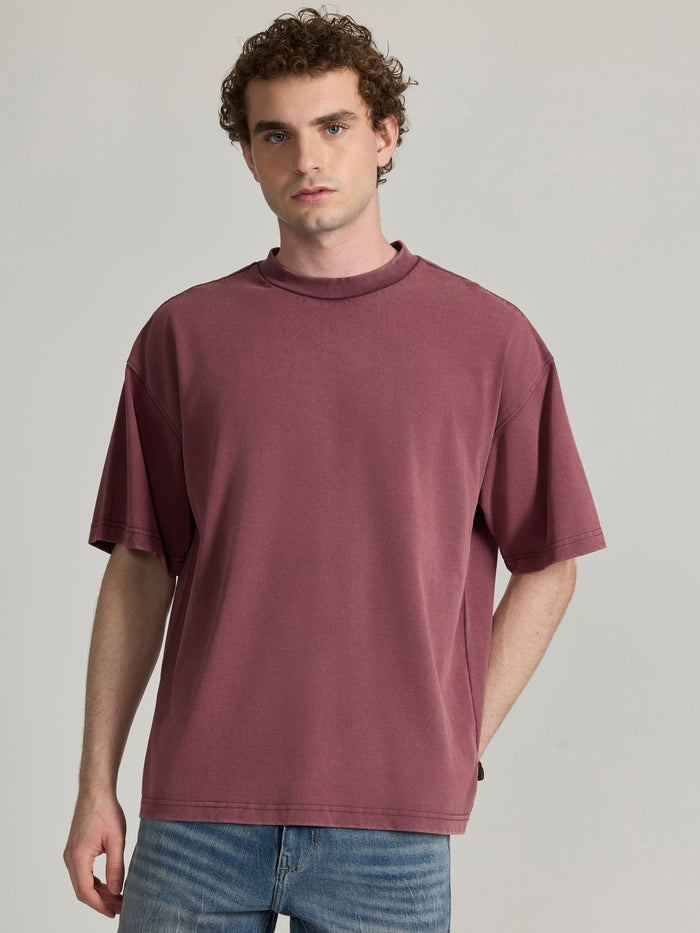 Men's  Baggy T-Shirt in midnight plum