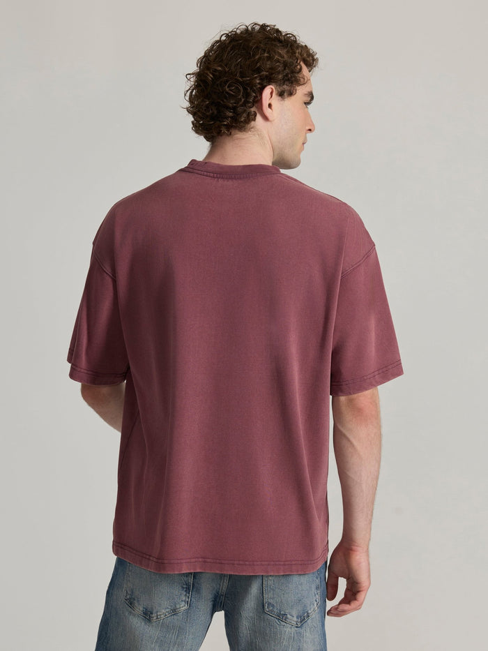 Men's  Baggy T-Shirt in midnight plum