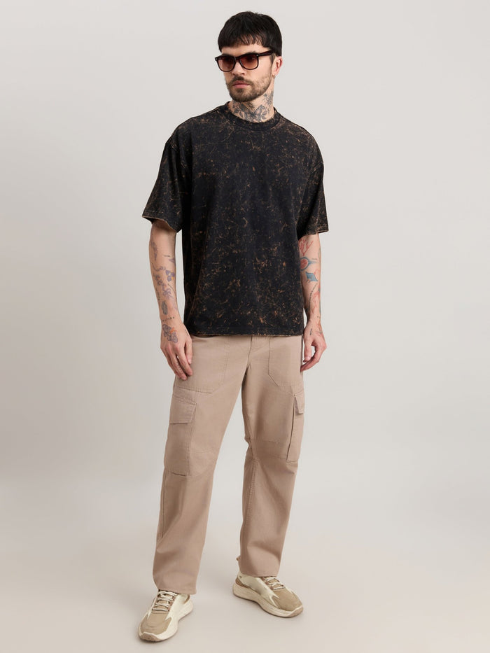 Kellington - Fade Black Baggy T-Shirt