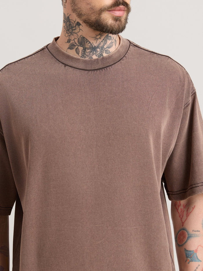 Kellington - Fade Brown Baggy T-Shirt