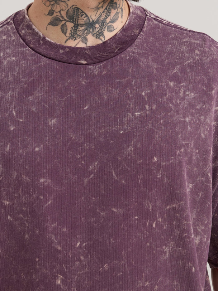 Kellington - Fade Midnight Plum Baggy T-Shirt