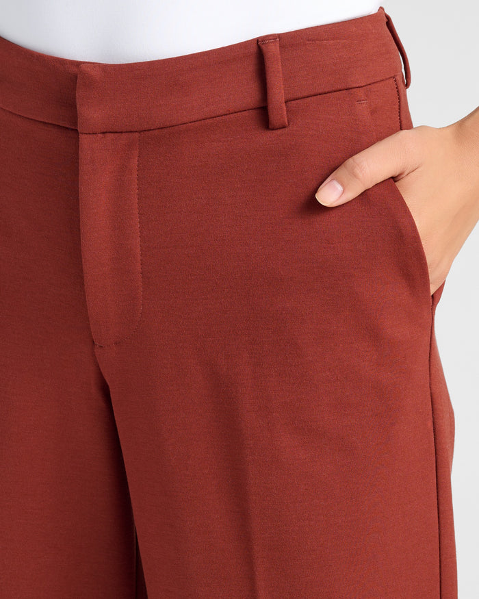 Brunette $|& Liverpool Kelsey Wide Leg Trouser - SOF Detail