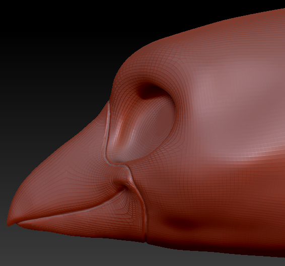 Kemono Toony Bird Head Base Variant 5