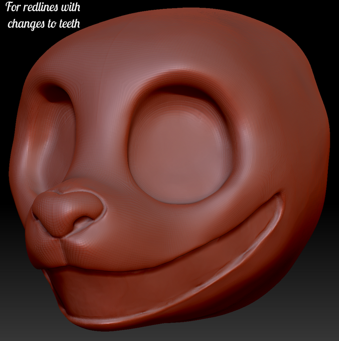 Kemono Toony Canine Head Base Variant 4