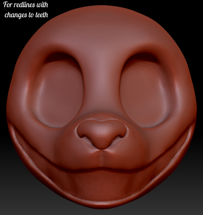 Kemono Toony Canine Head Base Variant 4