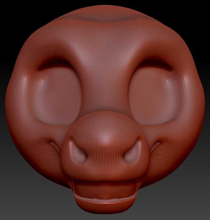 Kemono Toony Caribou/Reindeer Static Jaw Head Base Variant 1