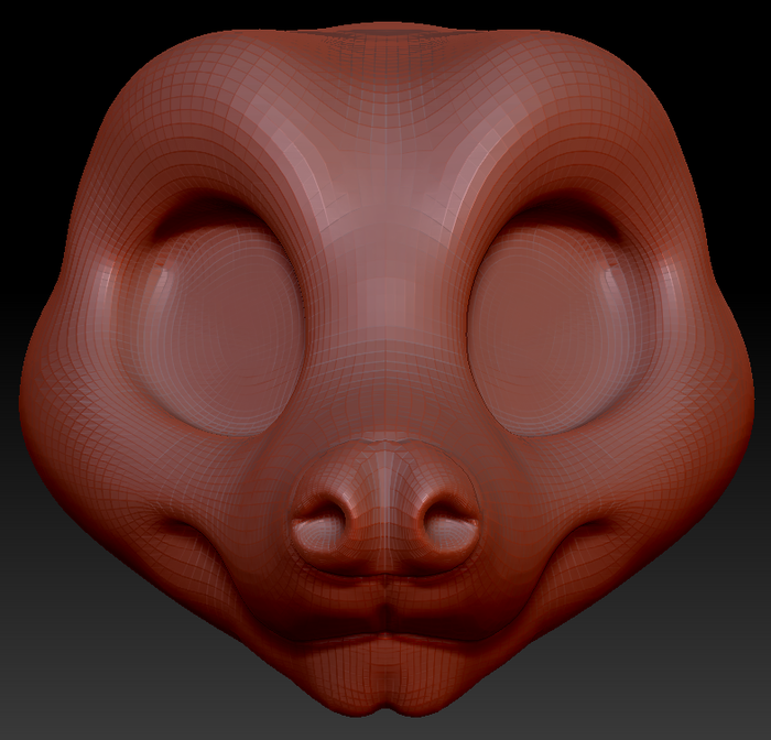 Kemono Toony Fruit Bat Head Base Variant 1