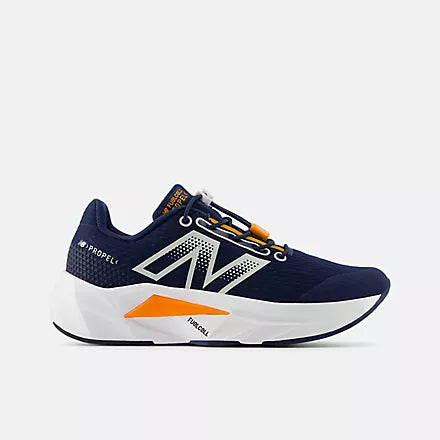 New Balance Kids Bungee Fuelcell Propel V5 Footwear New Balance NB Navy-K 10.5