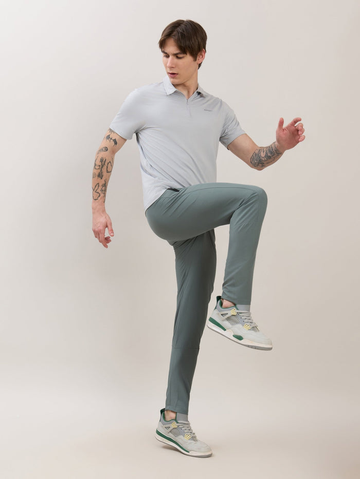 Klyra - Regular Track Pant - Light Olive