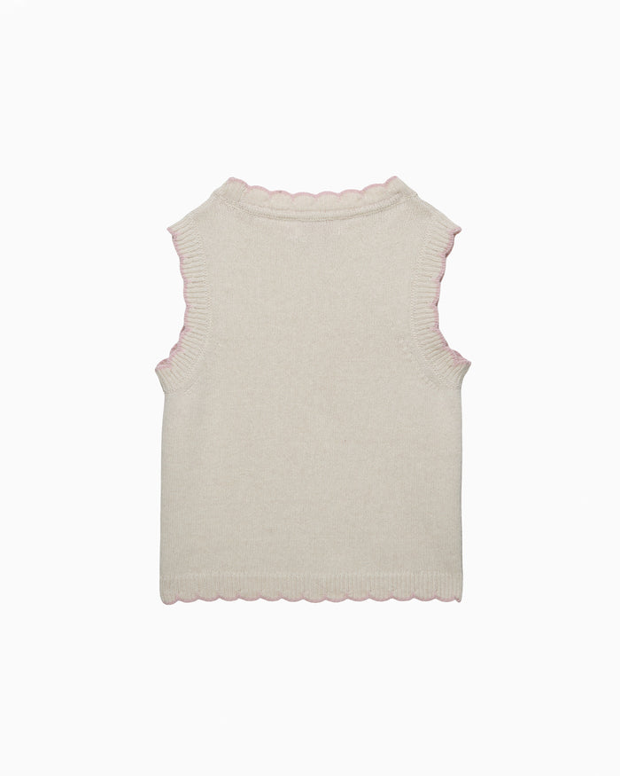 Confiture Tank Knitted Tank Top in Ecru