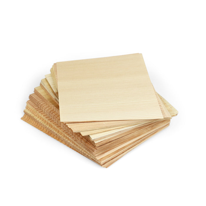 Rollable Japanese Cedar Smoking Sheets 5.9" x 4.75" 100 pcs