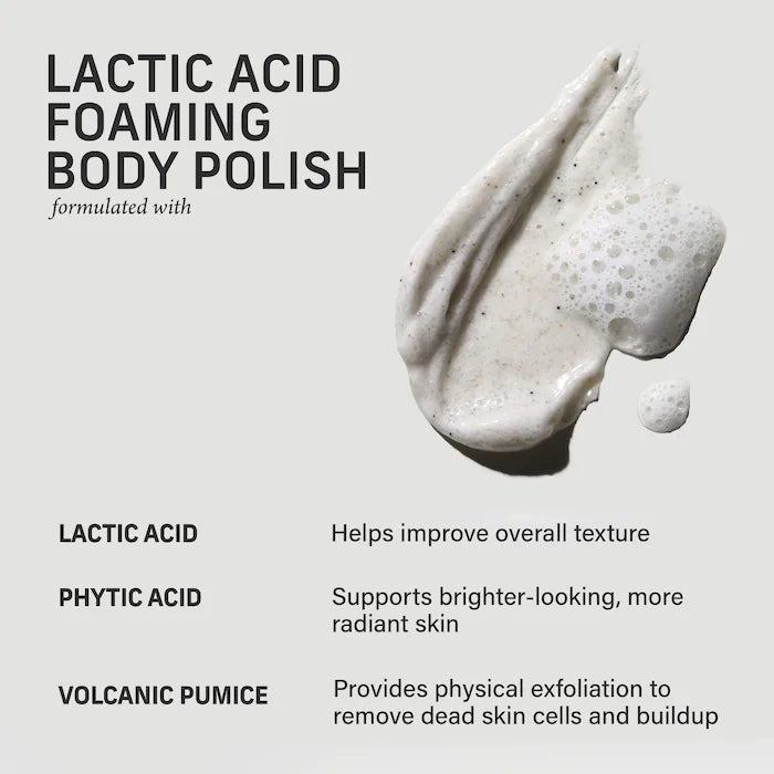 Lactic Acid Foaming Body Polish and Wash