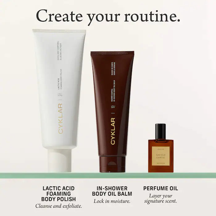 Lactic Acid Foaming Body Polish and Wash