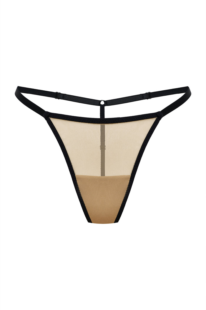 Lana Beige ultra thongs