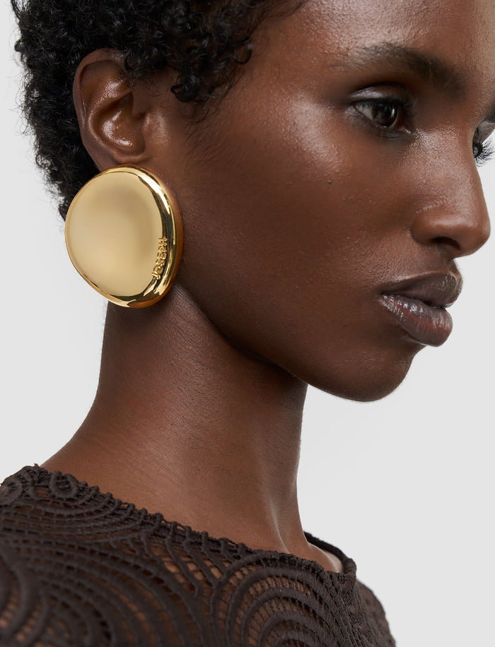 Large Bean Earrings