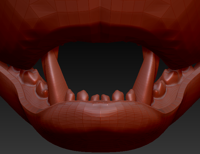 Large Bear Realistic Style Jawset