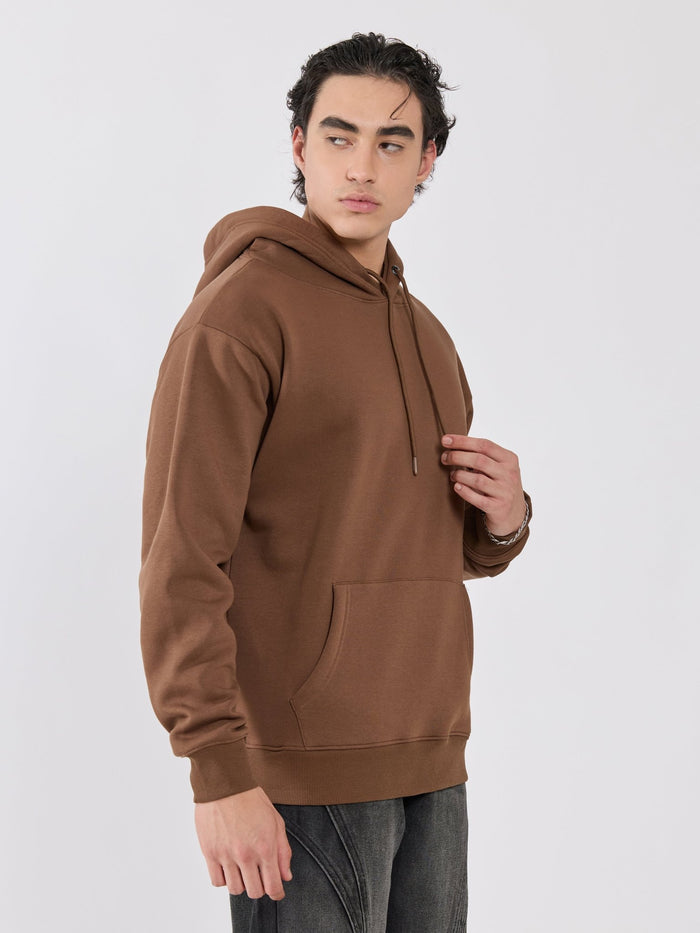 Men's Pullover Hoodie - brown