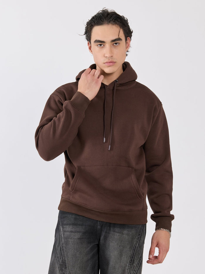 Men's Pullover Hoodie - coffee