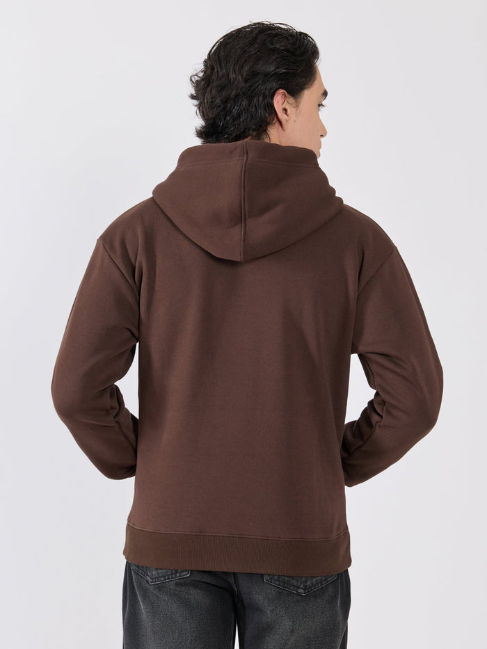 Men's Pullover Hoodie - coffee