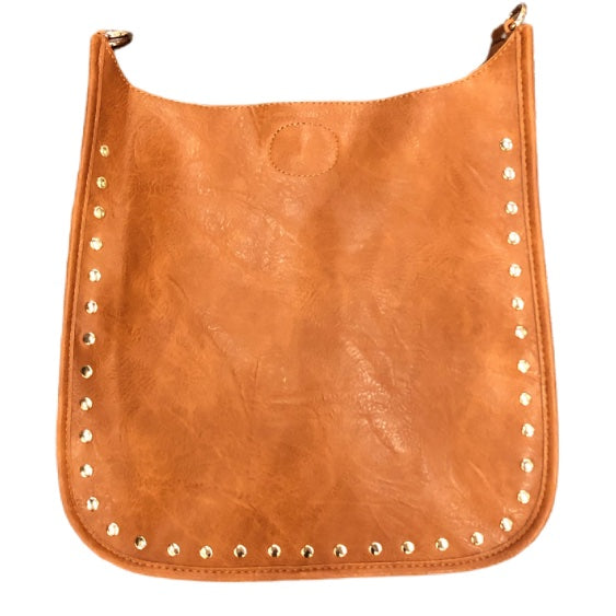 Leather Studded Messenger