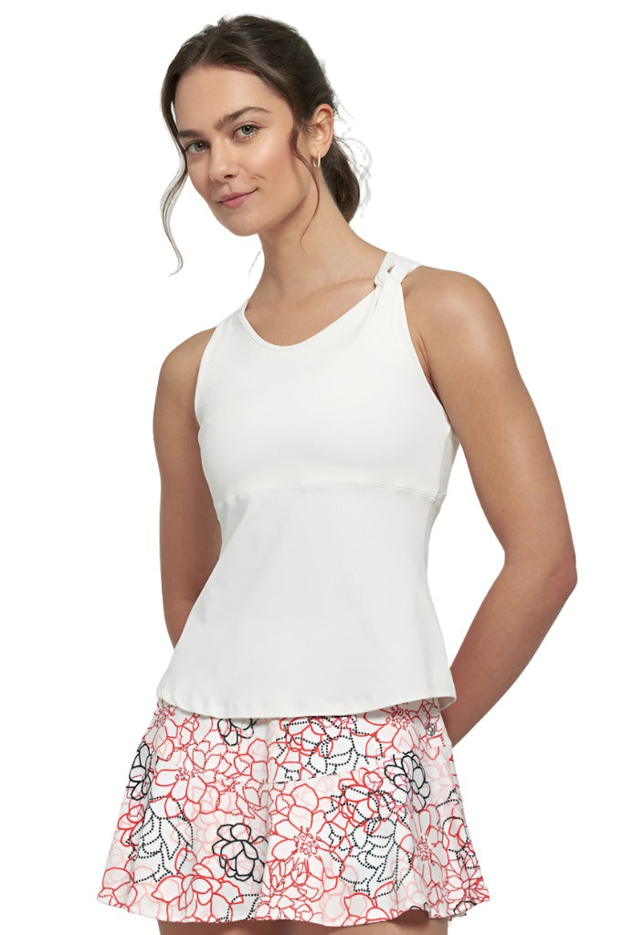 Lija Womens Elite Flash Tank Apparel LIJA XSmall White