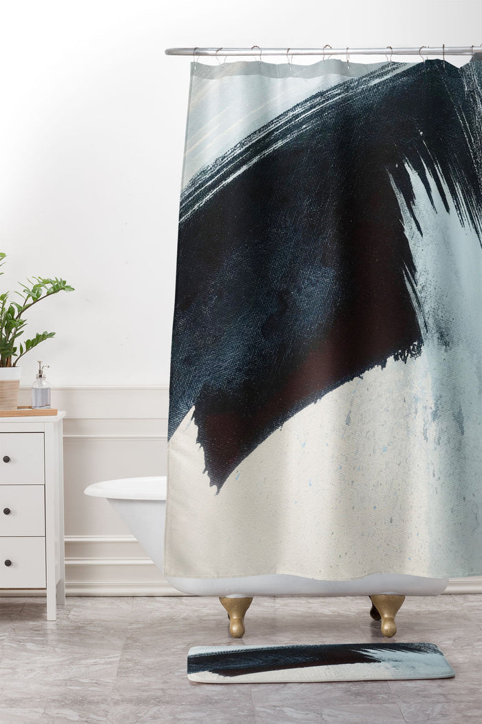 ALYSSA HAMILTON ART LIKE A GENTLE HURRICANE 2 MEMORY FOAM BATH MAT