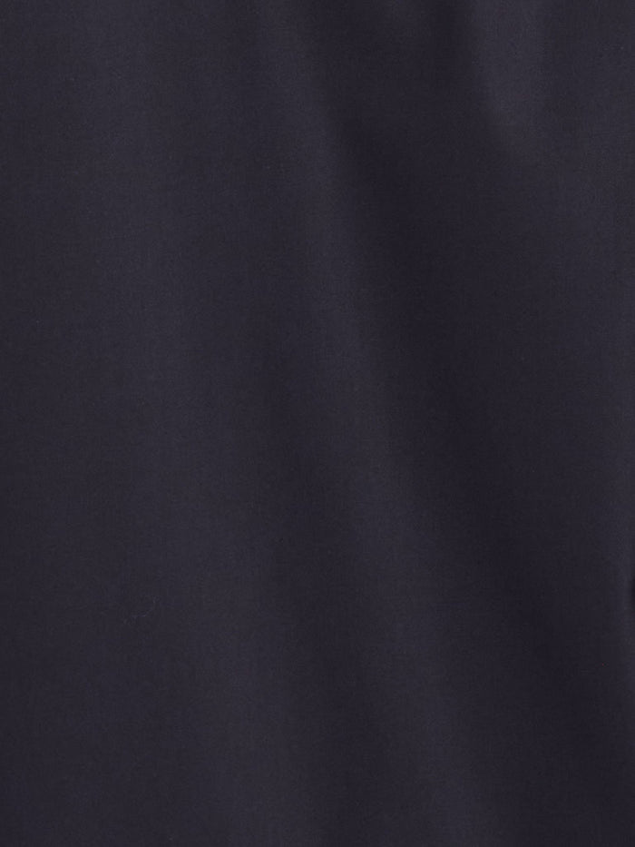Lololo - Relaxed Fit Plain Shirt - Navy Blue
