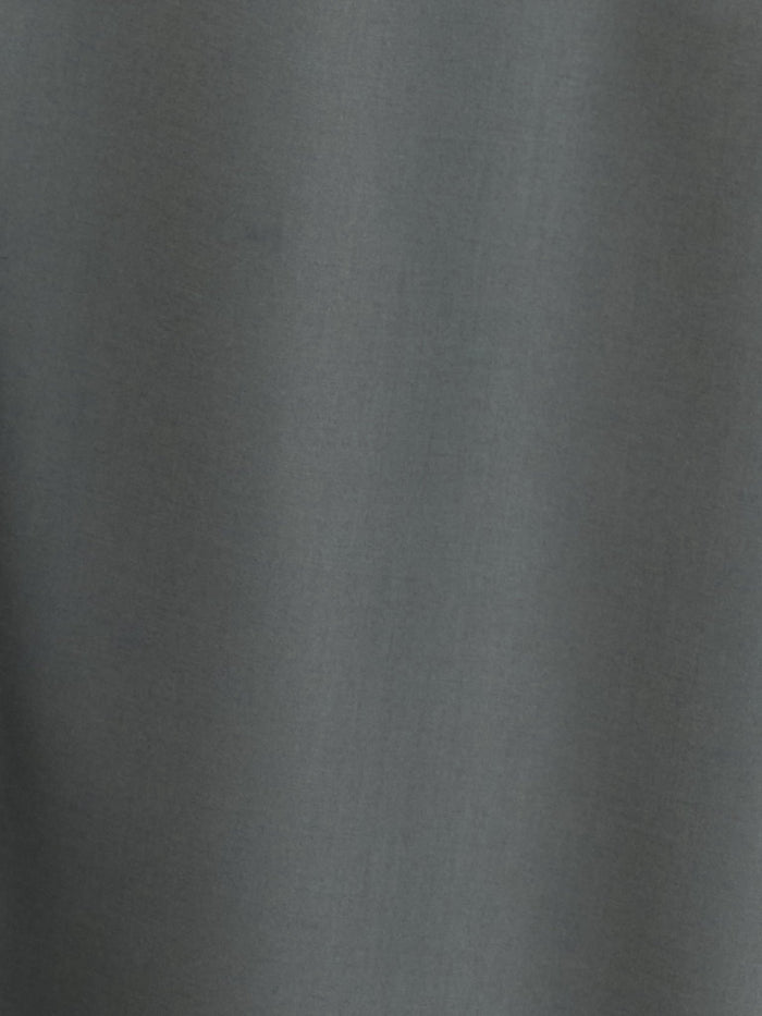 Lololo - Relaxed Fit Plain Shirt - Silver Pine