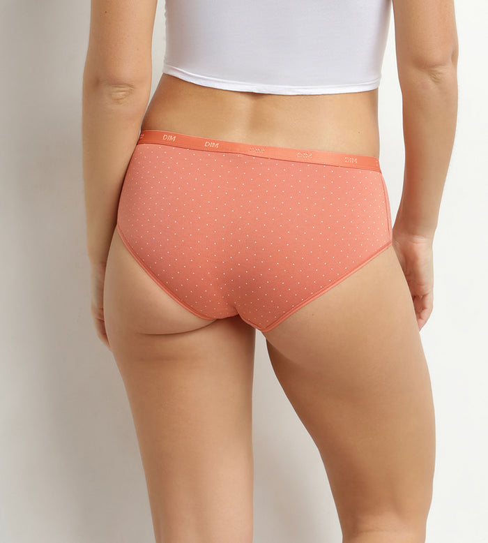 Lot de 3 Boxers femme en coton stretch à pois Les Pockets