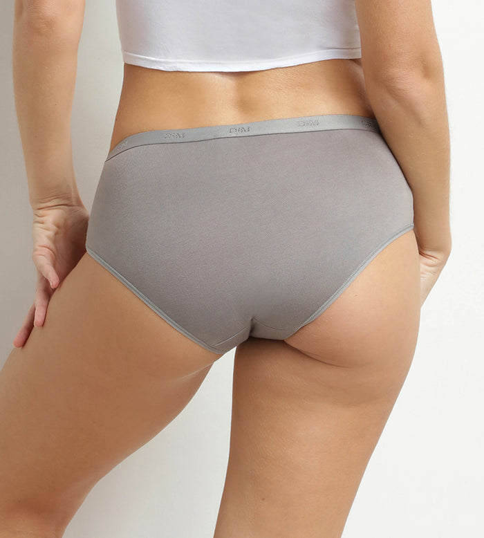 Lot de 5 boxers femme coton stretch à message Les Pockets