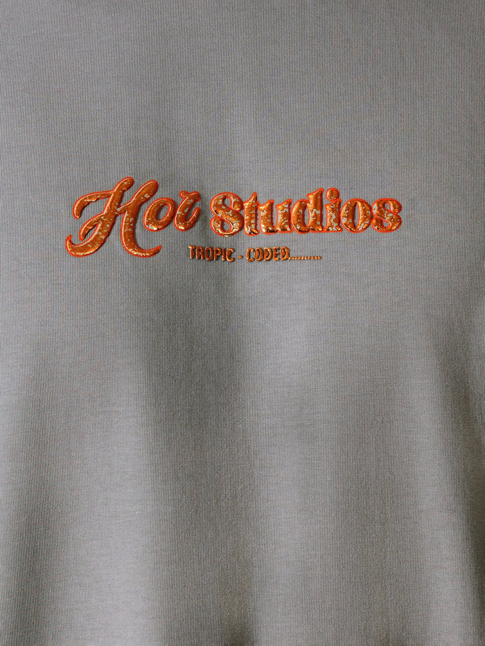 Men's printed t-shirt in grey