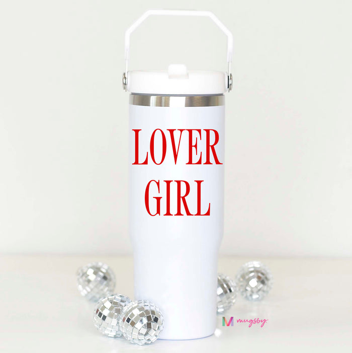 Lover Girl Flip Straw Cup