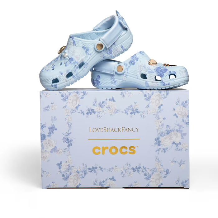 LoveShackFancy Blue Classic Clog