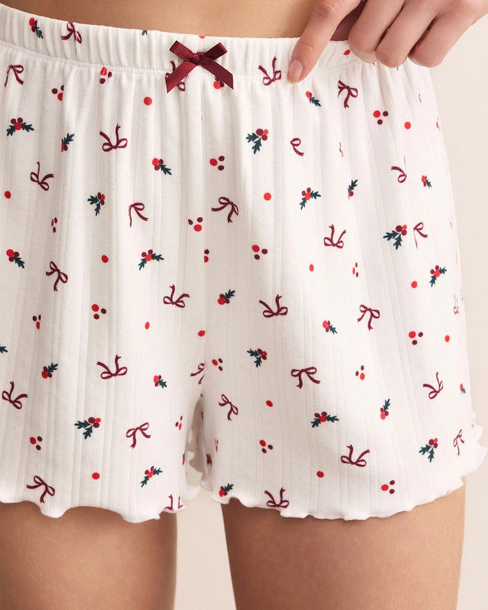 White $|& Z Supply Lounge Luxe Holly Short - Hanger Back