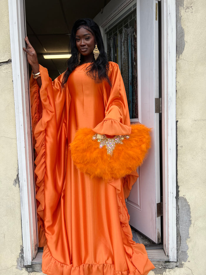 Luxe ruffles Bubu/Kaftan.