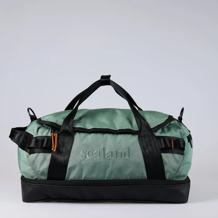 MajiTex Nomad Duffel - Green duffel bag with black straps